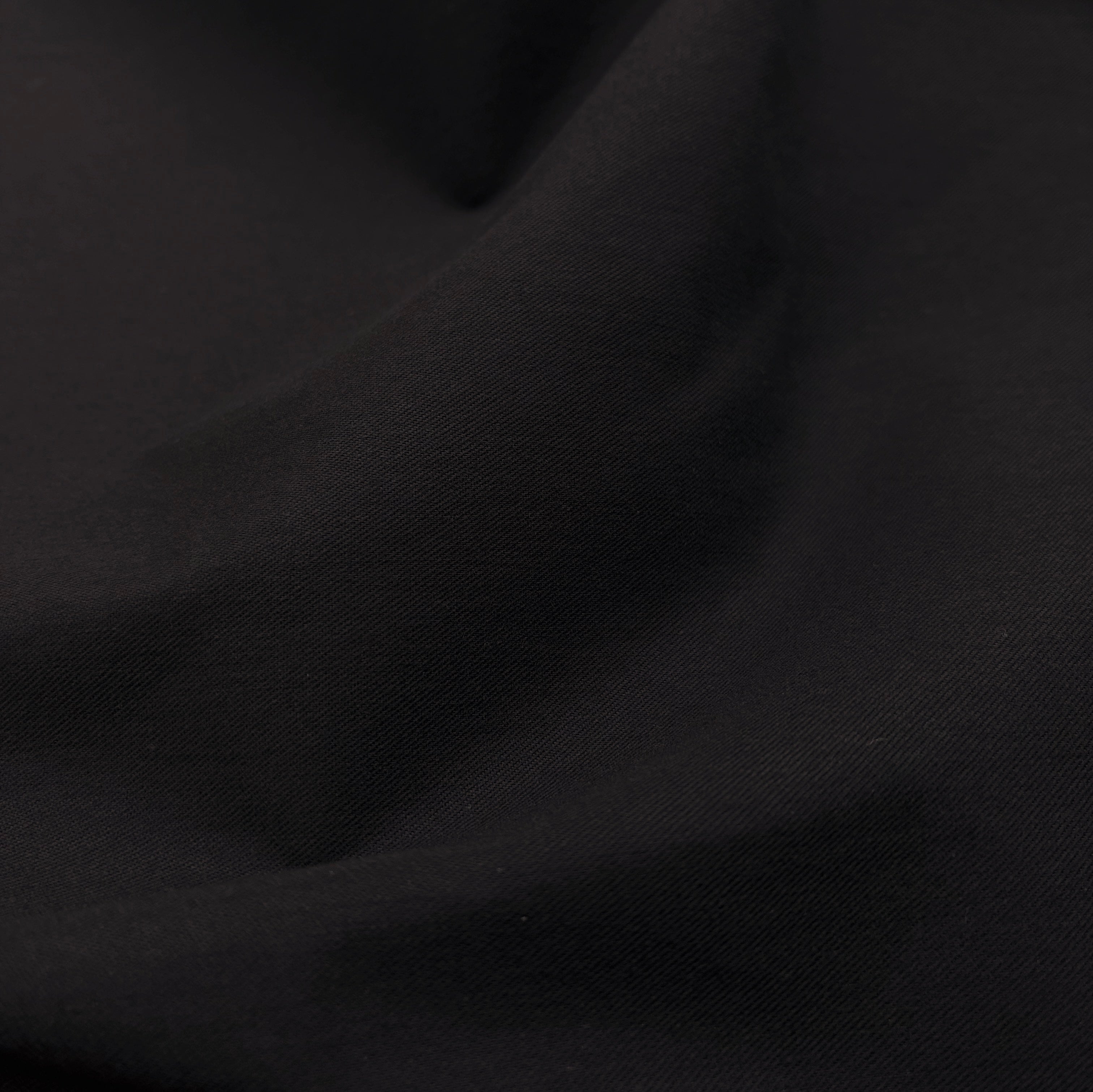 Waxed Cotton Twill - Black (WTW0054:6)