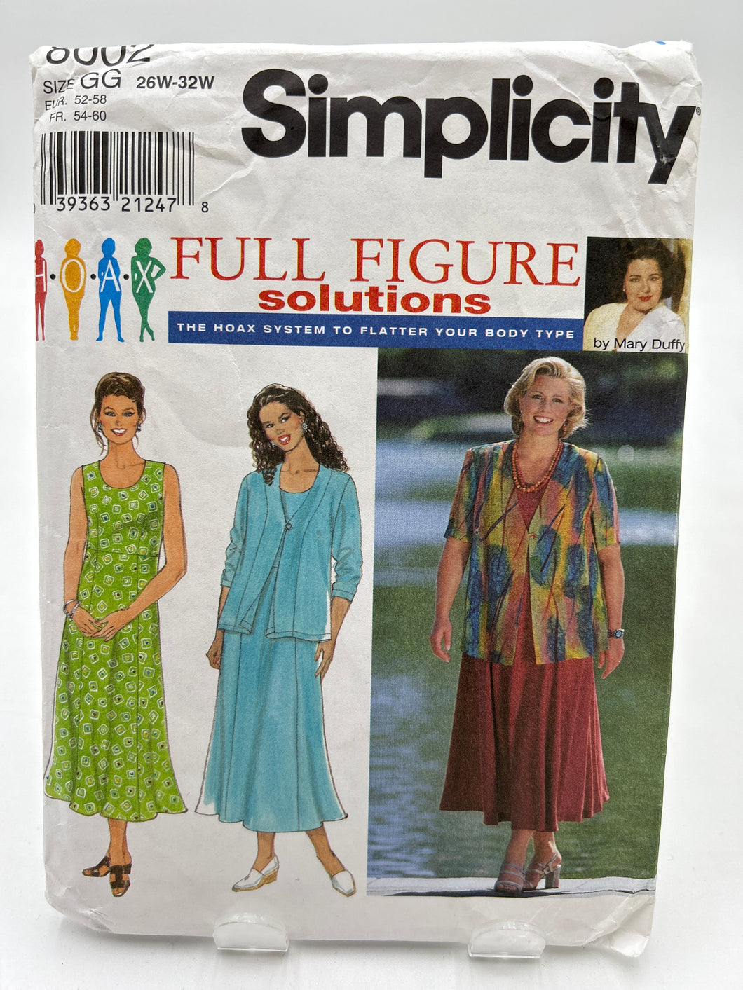 SIMPLICITY 20+ Pattern, Women's Dress & Jacket (PSI8002)