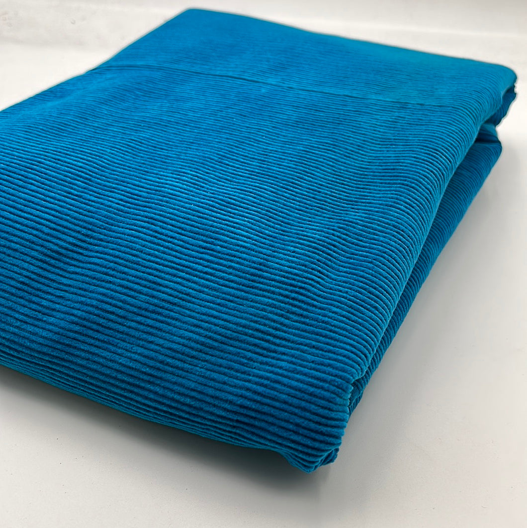 Stretch Cotton Corduroy, Azure (WCV0221)(WDT)