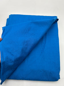 Stretch Cotton Jacquard Suiting, Shapes on Azure Blue (WSW0555)