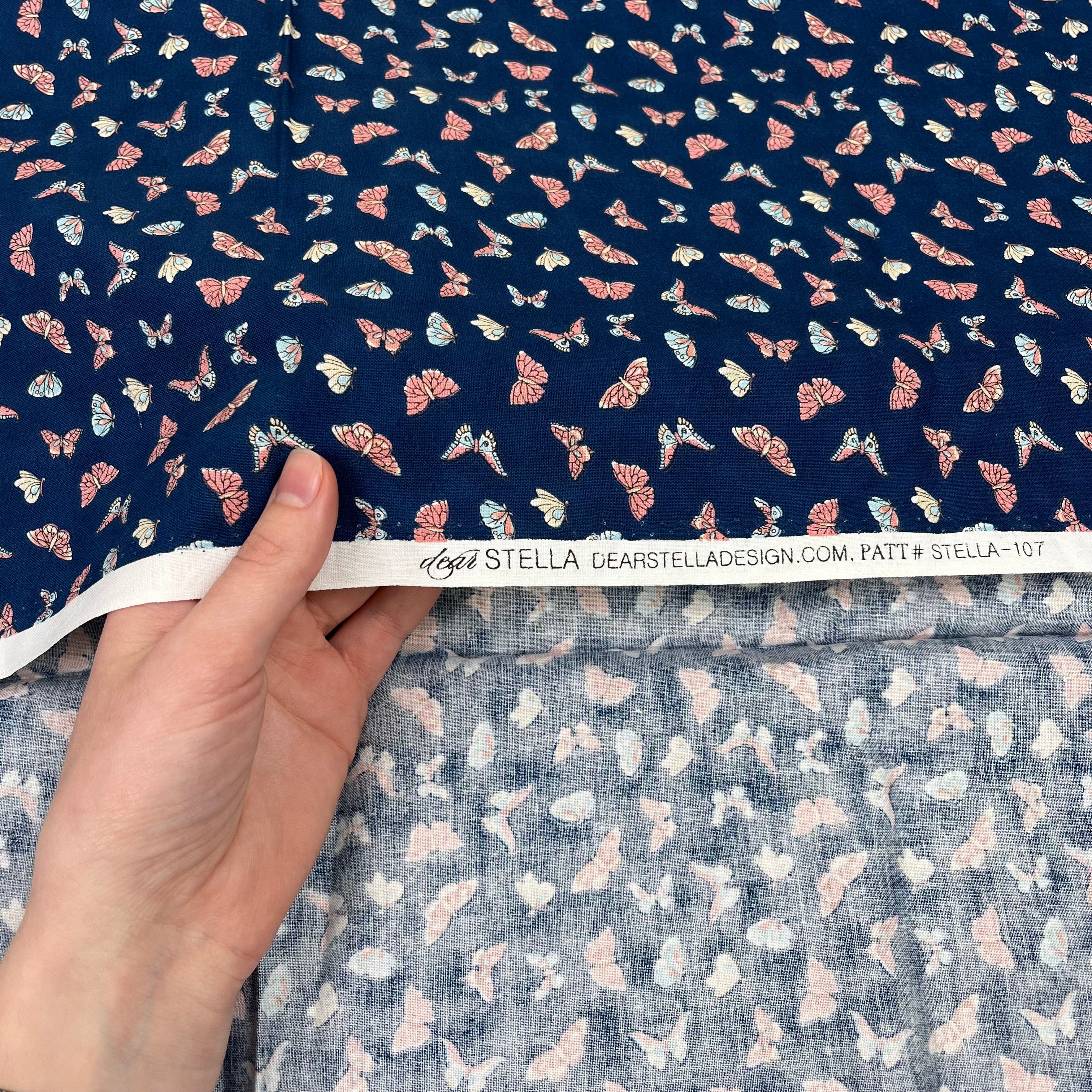 Quilting Cotton - Butterfly Blue (WQC2982)