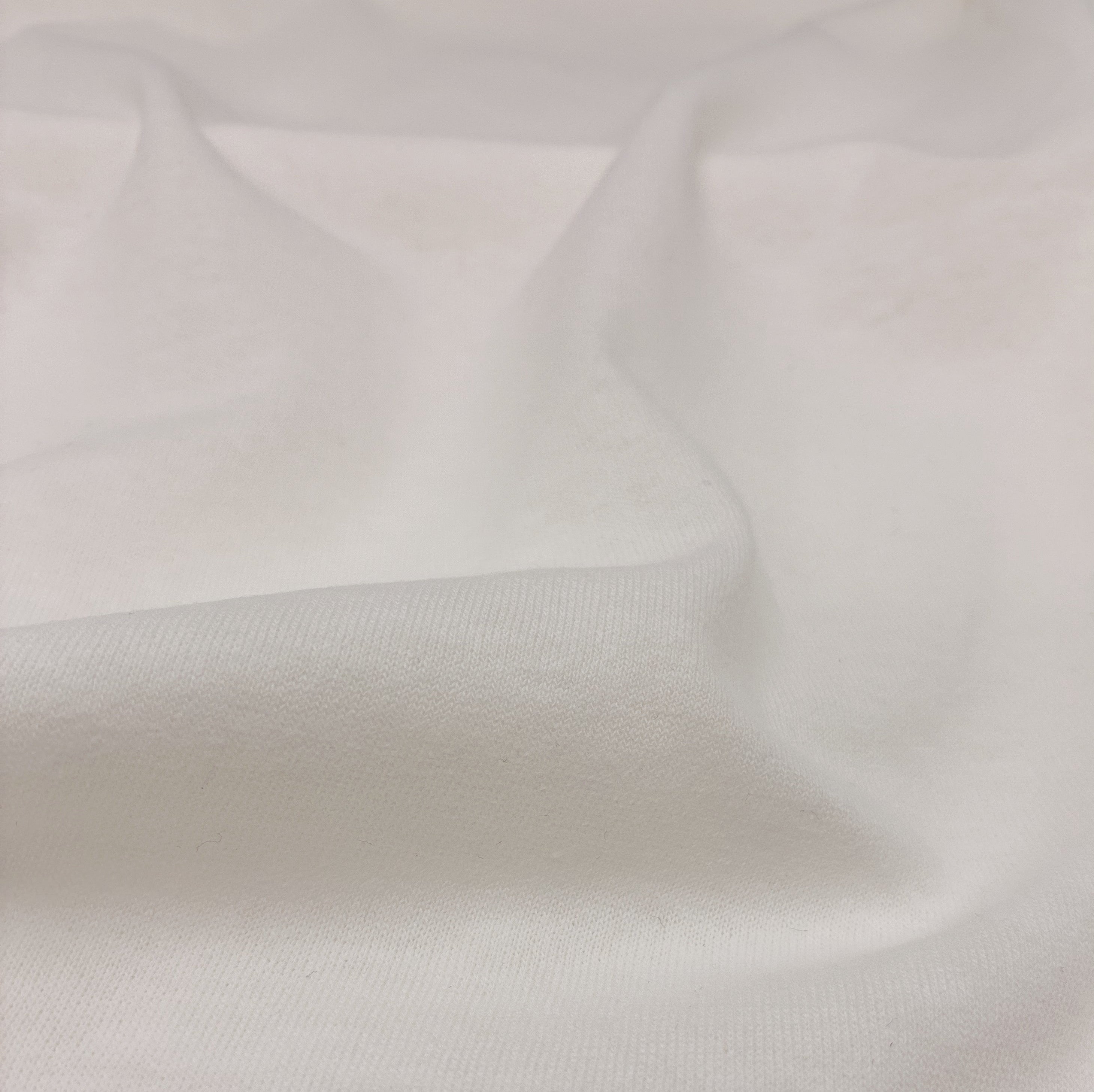 Cotton Jersey - White (KJE1483)