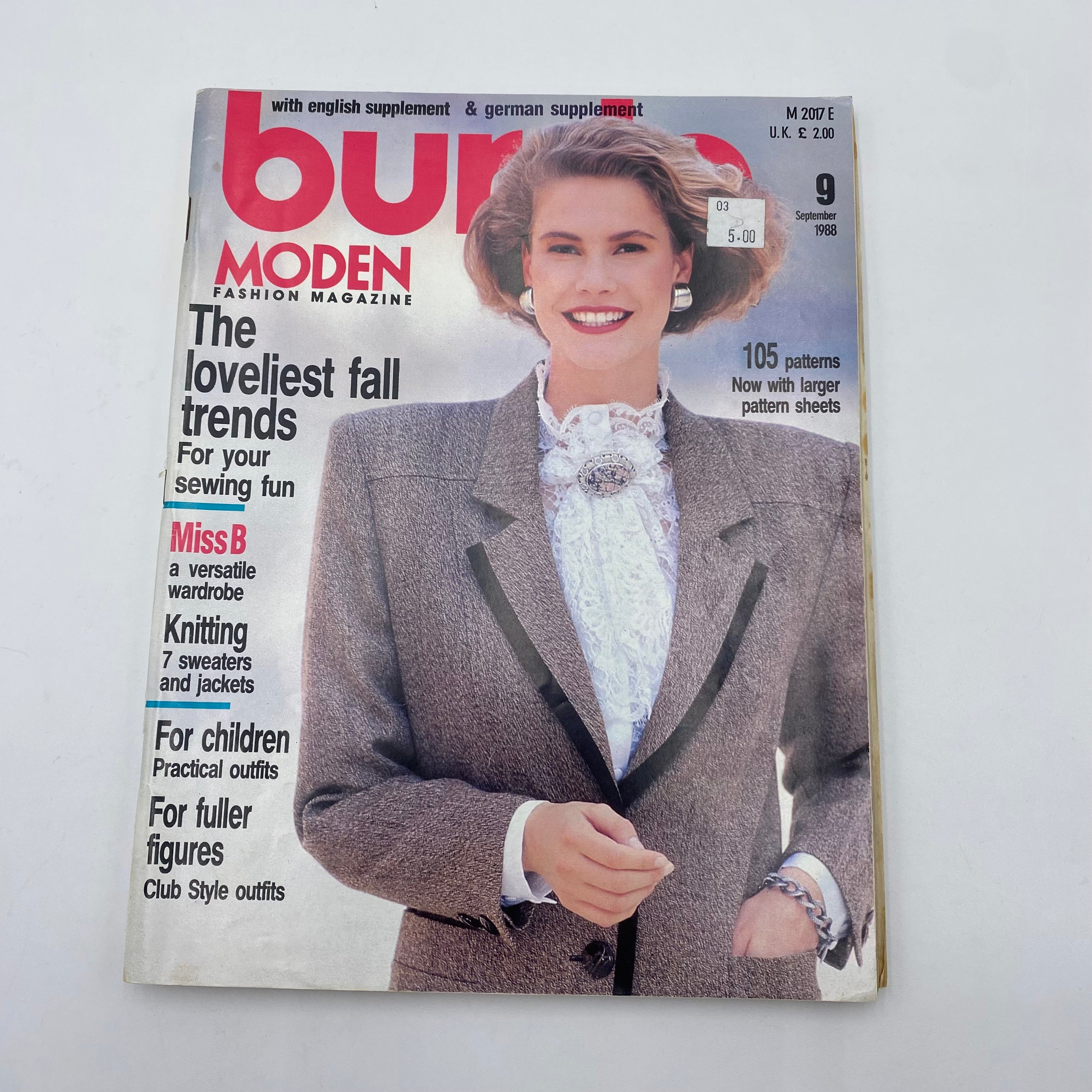 Burda Moden Magazine - September 1988 (NBK0103)