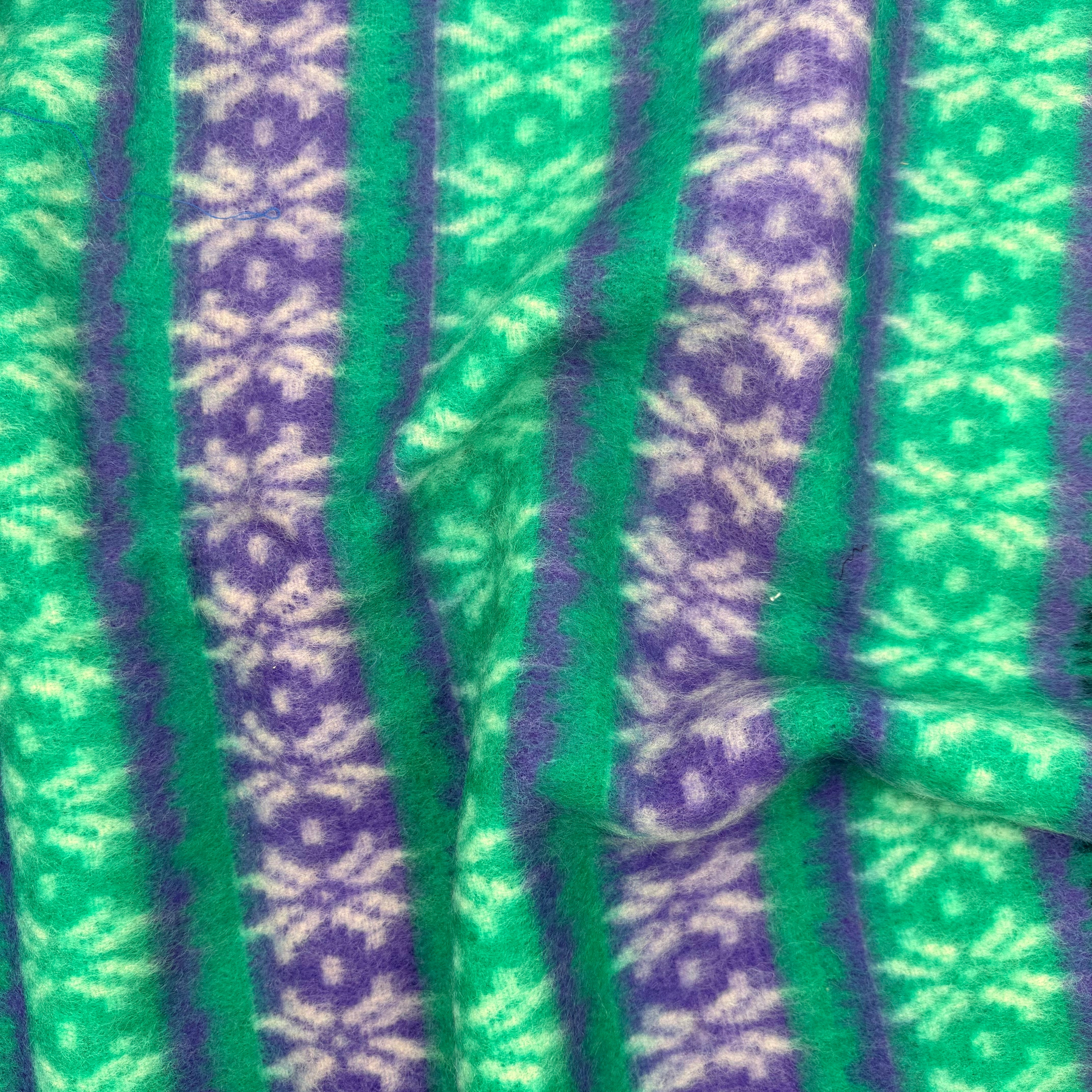 Wool Blend Coating - Arctic Stripes (WCW0347)