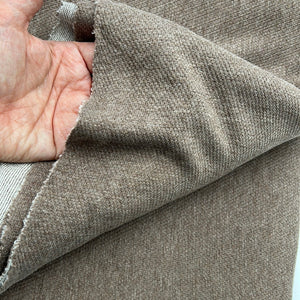 Cotton Melange Mix Sweater Knit, Chocolate Mix (KSW0375:376)