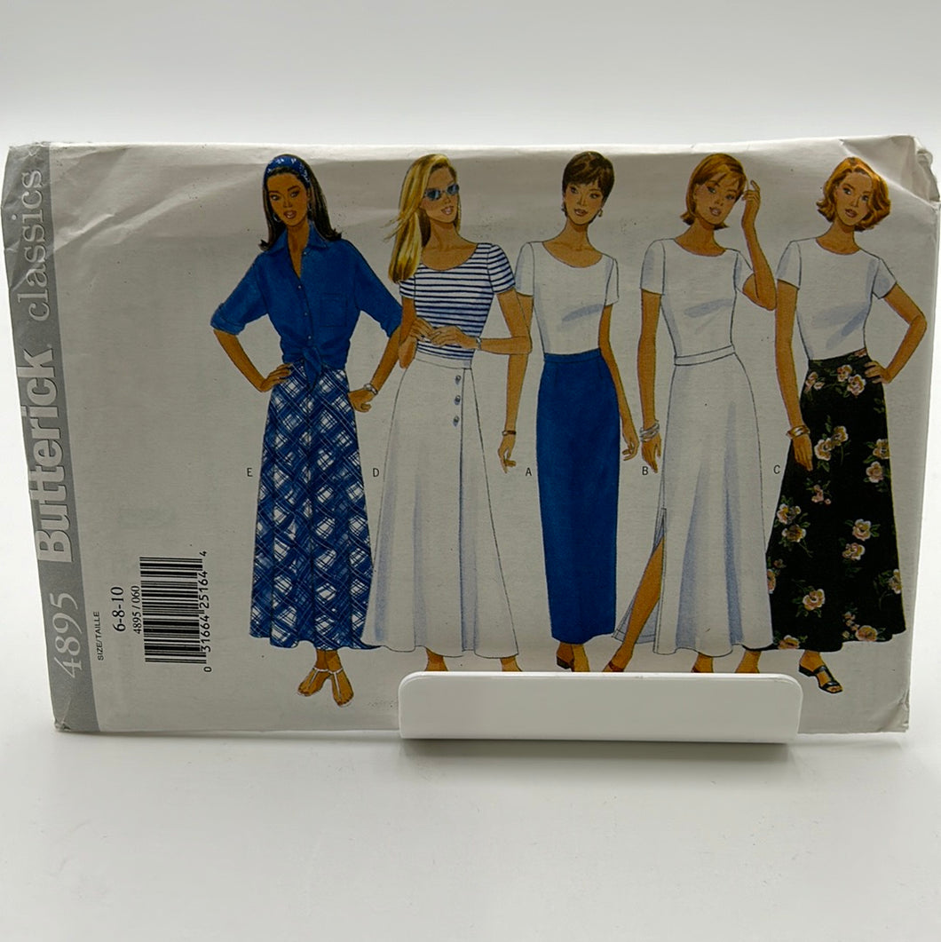 BUTTERICK Pattern, Misses Skirts (PBT4895)