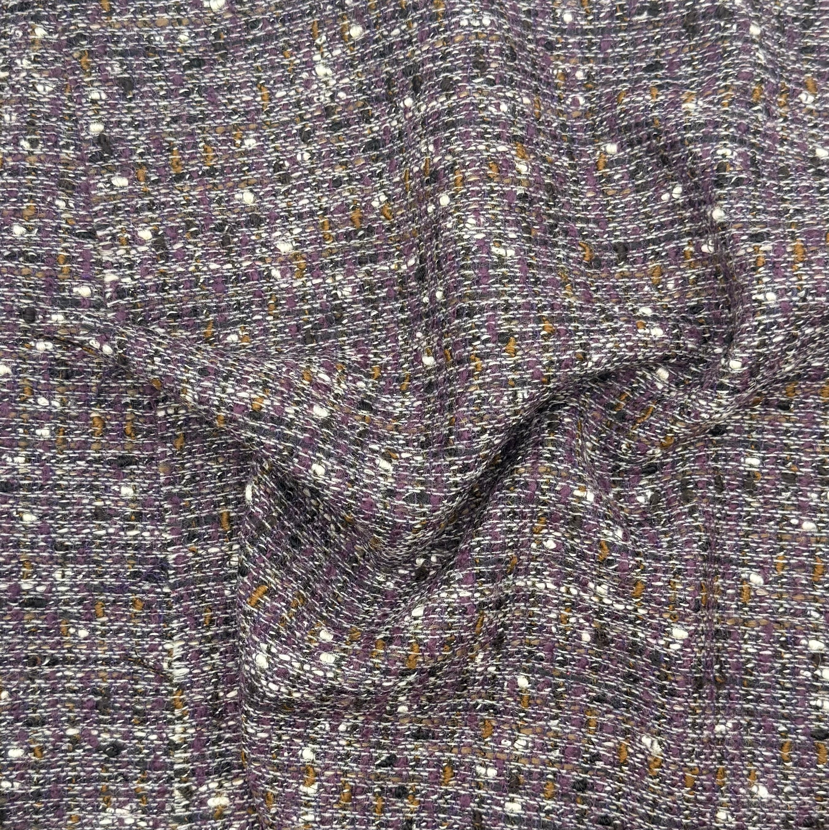Wool Blend Coating - Purple Earth (WCW0344)