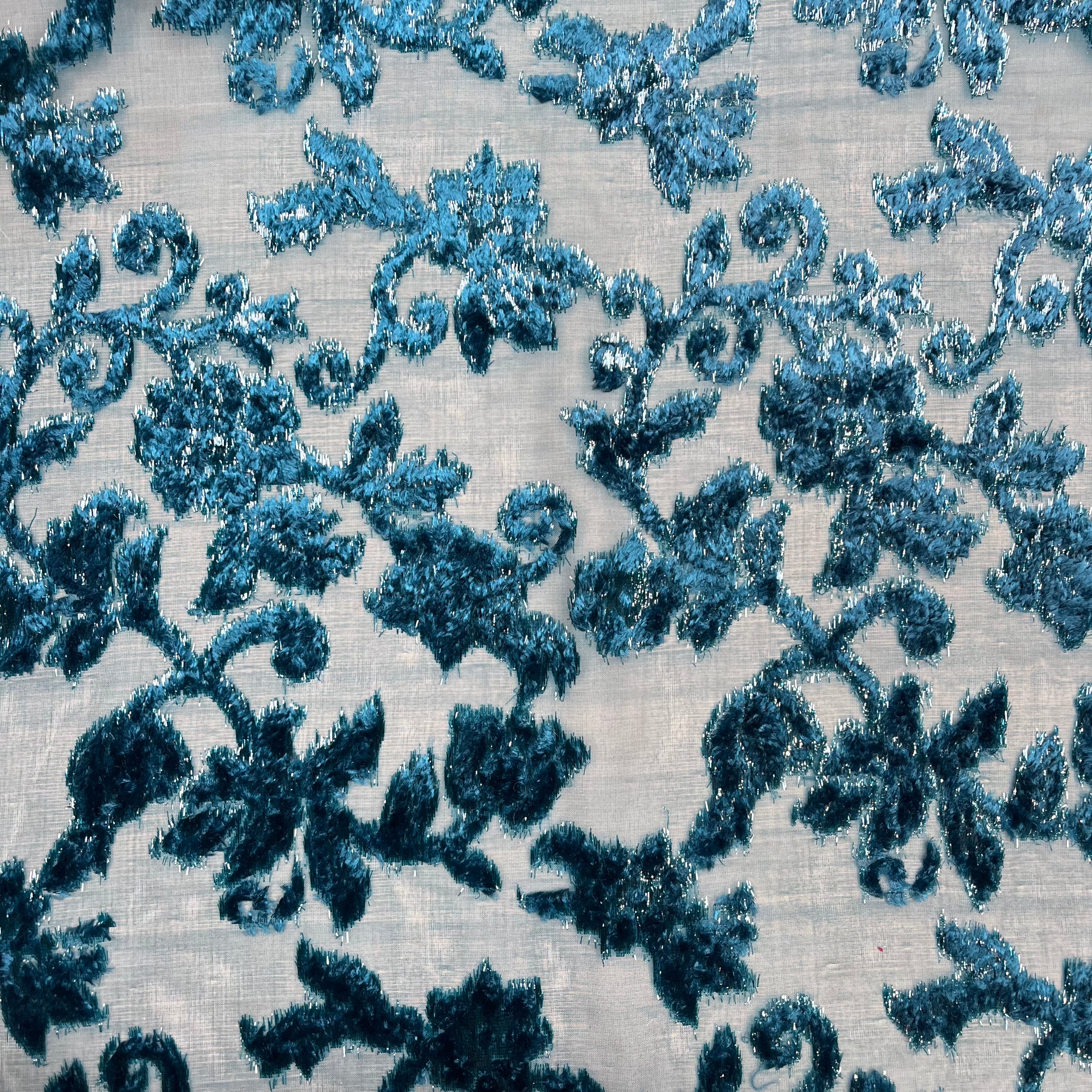 Embroidered Dress Weight - Peacock (WDW3663)