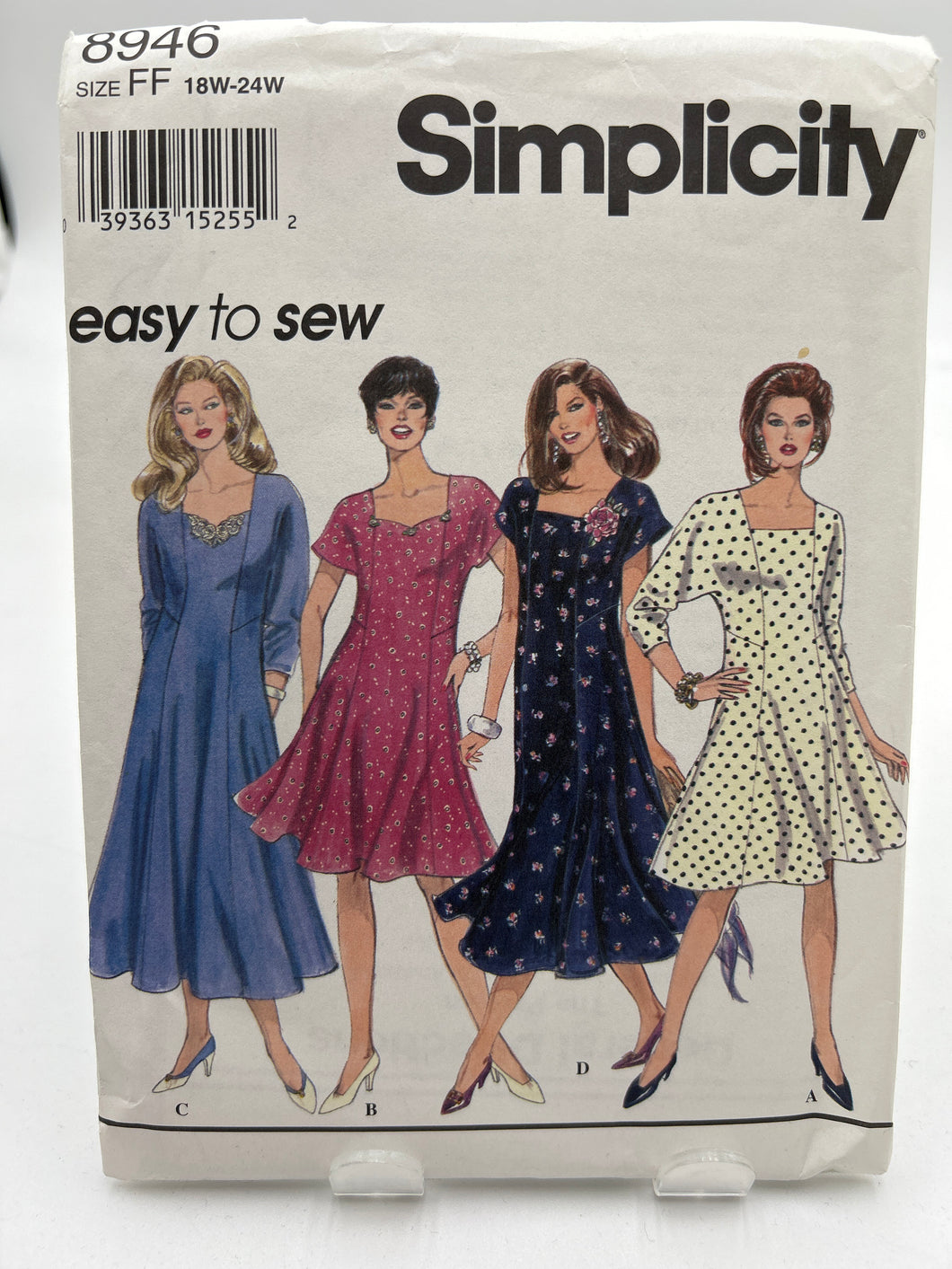 SIMPLICITY 20+ Pattern, Women's Dress (PSI8946)