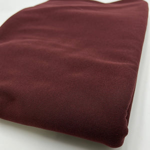 Cotton Rib Knit, Crimson (KRB0421:423)