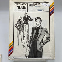 Load image into Gallery viewer, STRETCH N SEW Pattern, One-Button Blazer (PSS1035-B)
