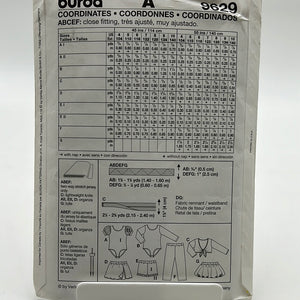 BURDA Pattern, Childrens' Dance Coordinates (PBR9629)