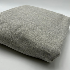 Wool Cotton Hoodie, Heathered Grey (KFR0626)