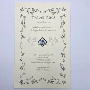 Bag Pattern - Travel Case (NPA0008)