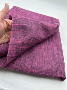 Woven Suit Weight, Plum & Black (WSW0538)