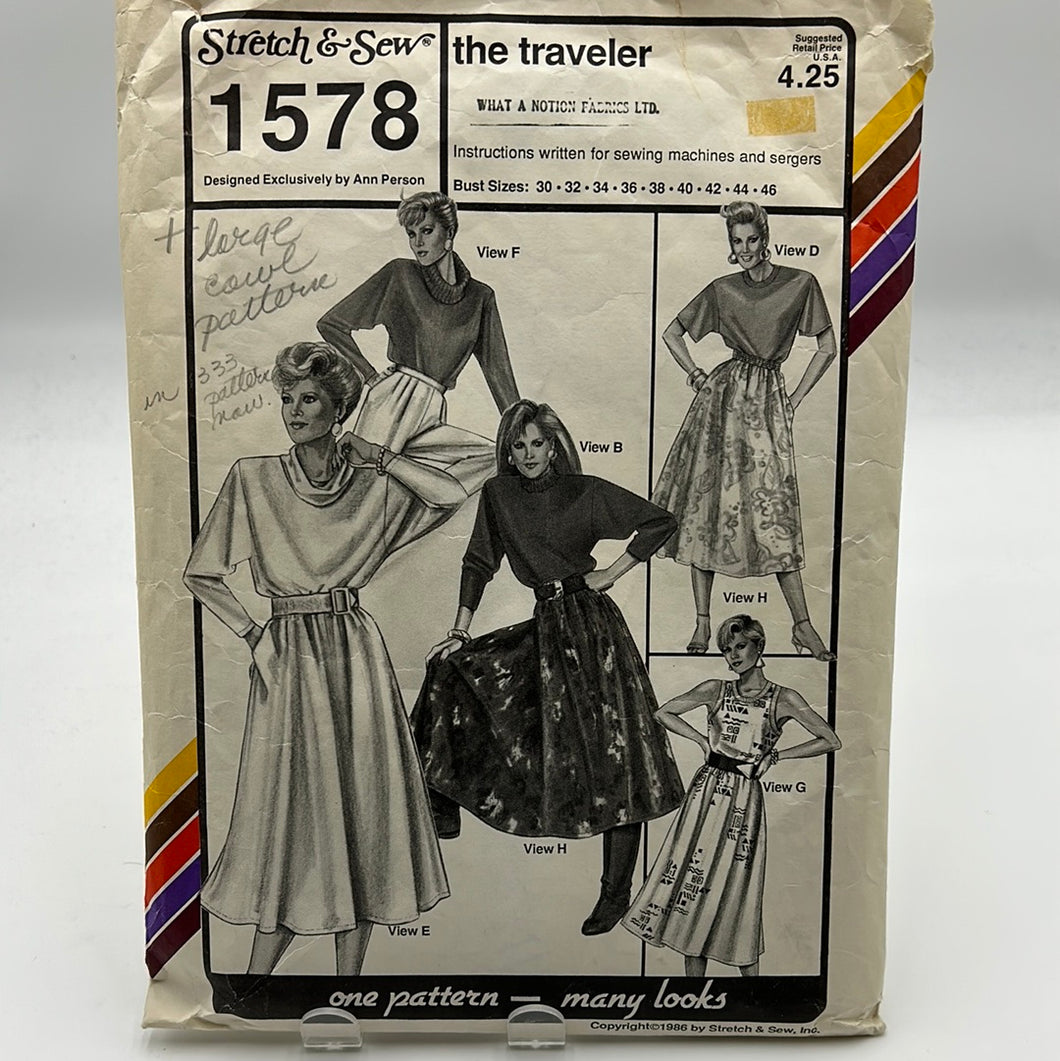 STRETCH N SEW Pattern, The Traveler Dress (PSS1578)