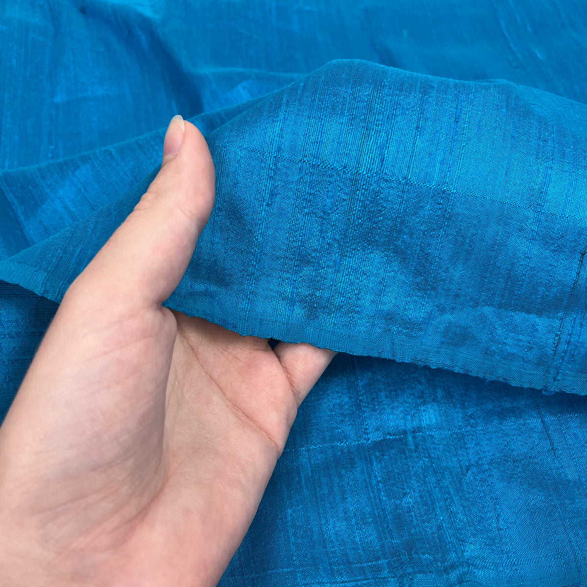 Silk Blend Shirting - Mediterranean Sea (WDW3732)