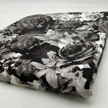 Load image into Gallery viewer, Supplex Jersey, Grey &amp; White Floral (KAC0488:489)
