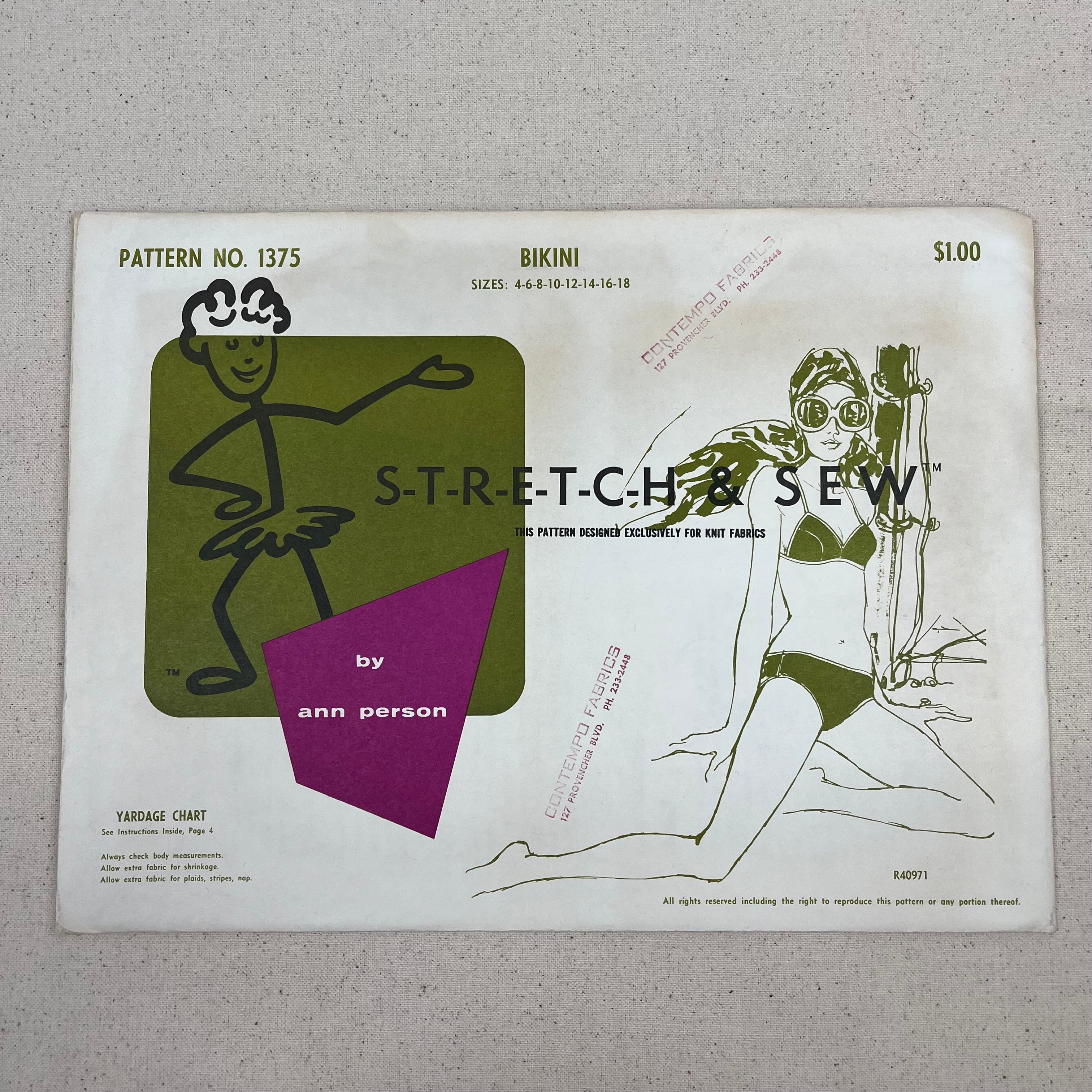 Stretch & Sew Pattern - 1375 Bikini (NPA0524)