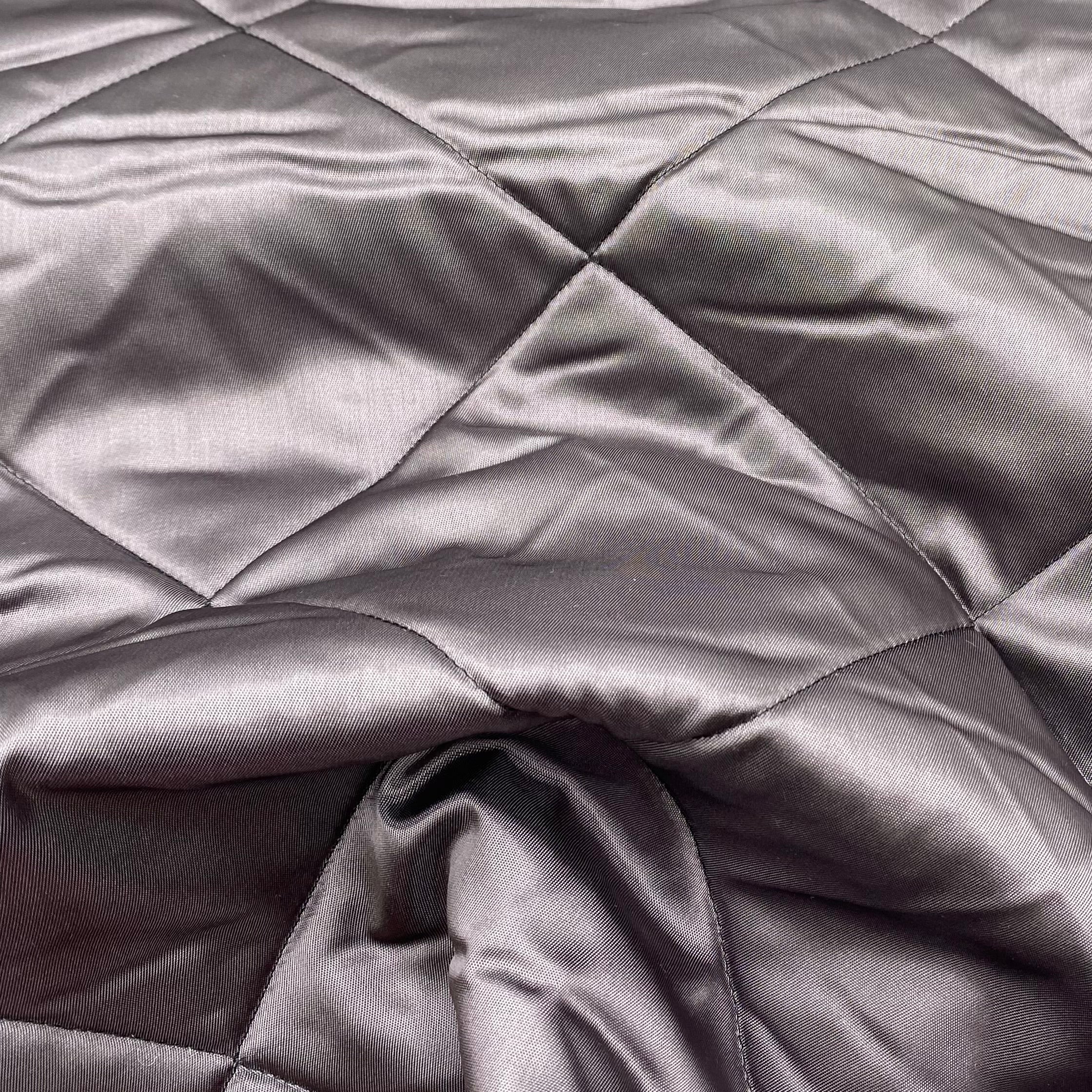 Quilted Coating/Lining - Plum Noir (WLN0023)(SOW