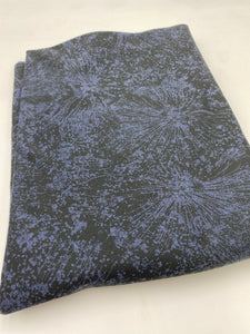 Supplex Jersey, Navy & Black Starburst (KAC0525)
