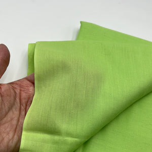 Cotton Shirting, Lime Green (WDW1601)