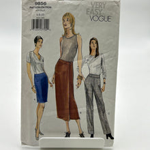 Load image into Gallery viewer, VOGUE Pattern, Misses&#39; Skirt &amp; Pants (PVO9856)
