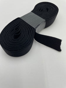 13mm Grosgrain Elastic, Black (NEL0020)