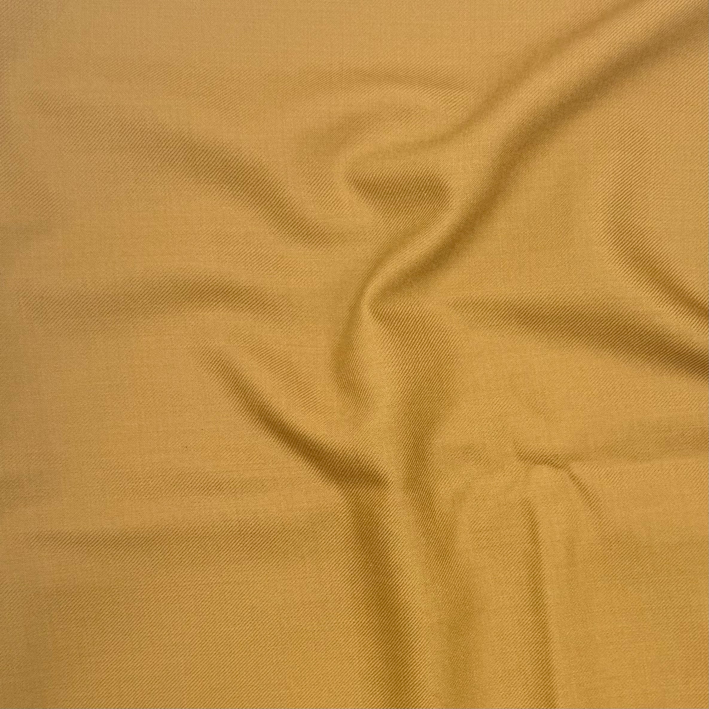 Wool Blend Twill Suiting - Mustard  (WSW0776)