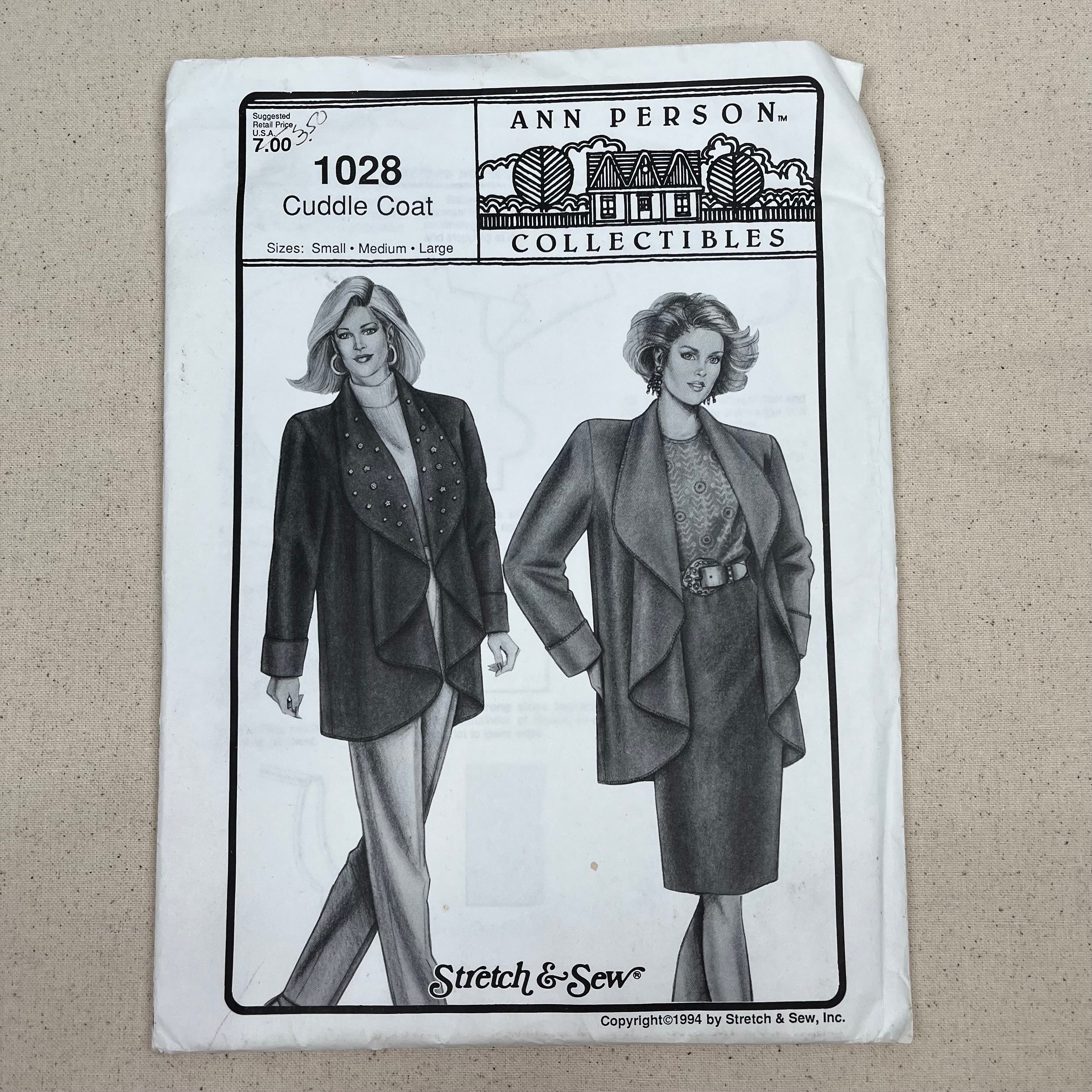 Stretch & Sew Pattern - 1028 Cuddle Coat (NPA0522)