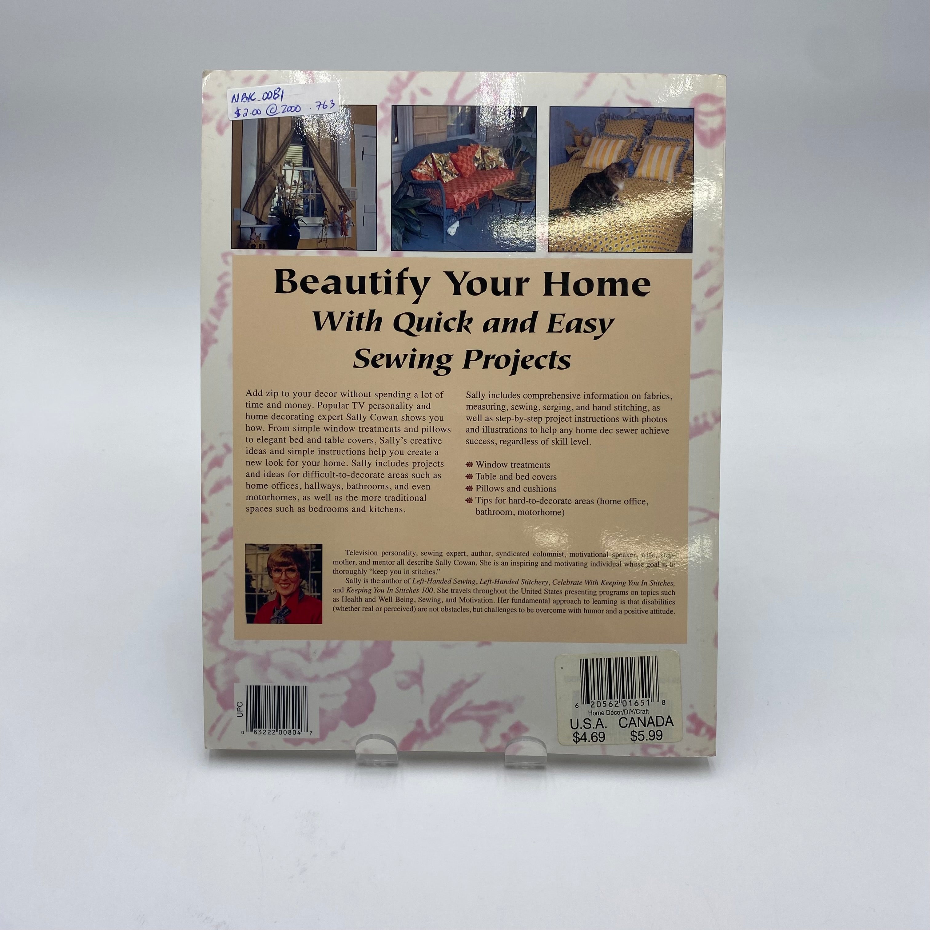 Sewing Book - Sew a Beautiful Home (NBK0081)