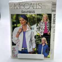 Load image into Gallery viewer, MCCALL&#39;S Pattern, Women&#39;s Jacket (PMC4385)
