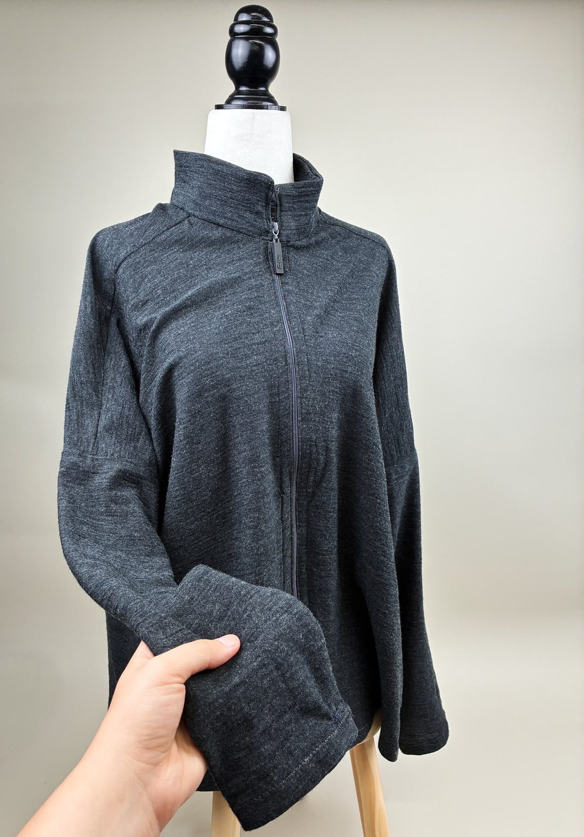 100% Merino Wool Jersey, Old Stone Melange (KJE1079:1080,1486)