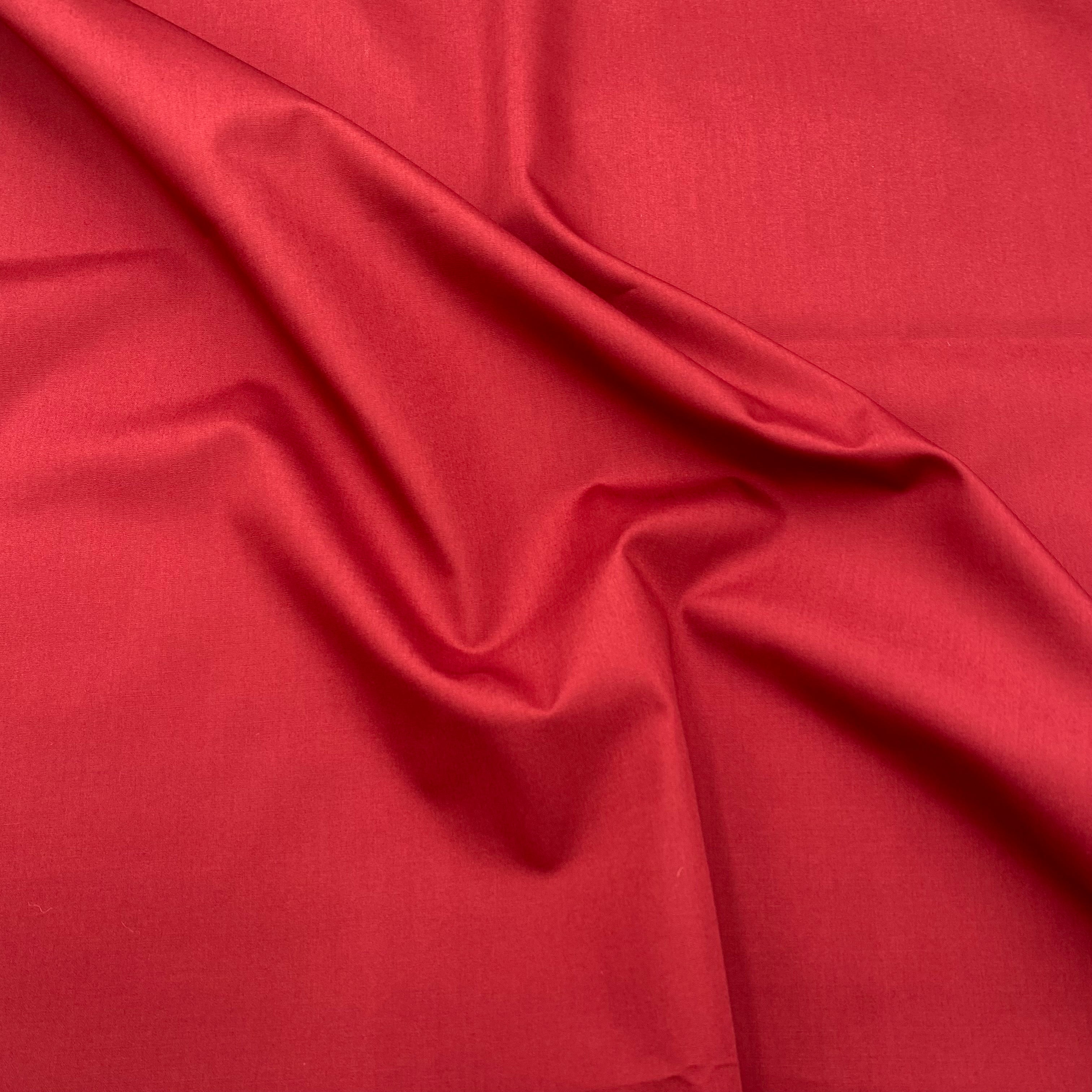 Cotton Blend Poplin - Rhubarb (WDW3348)