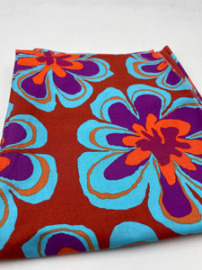 Kaffe + Friends "Flora" (BM) Cotton Quilting, Blue, Rust, Purple (WQC2231)