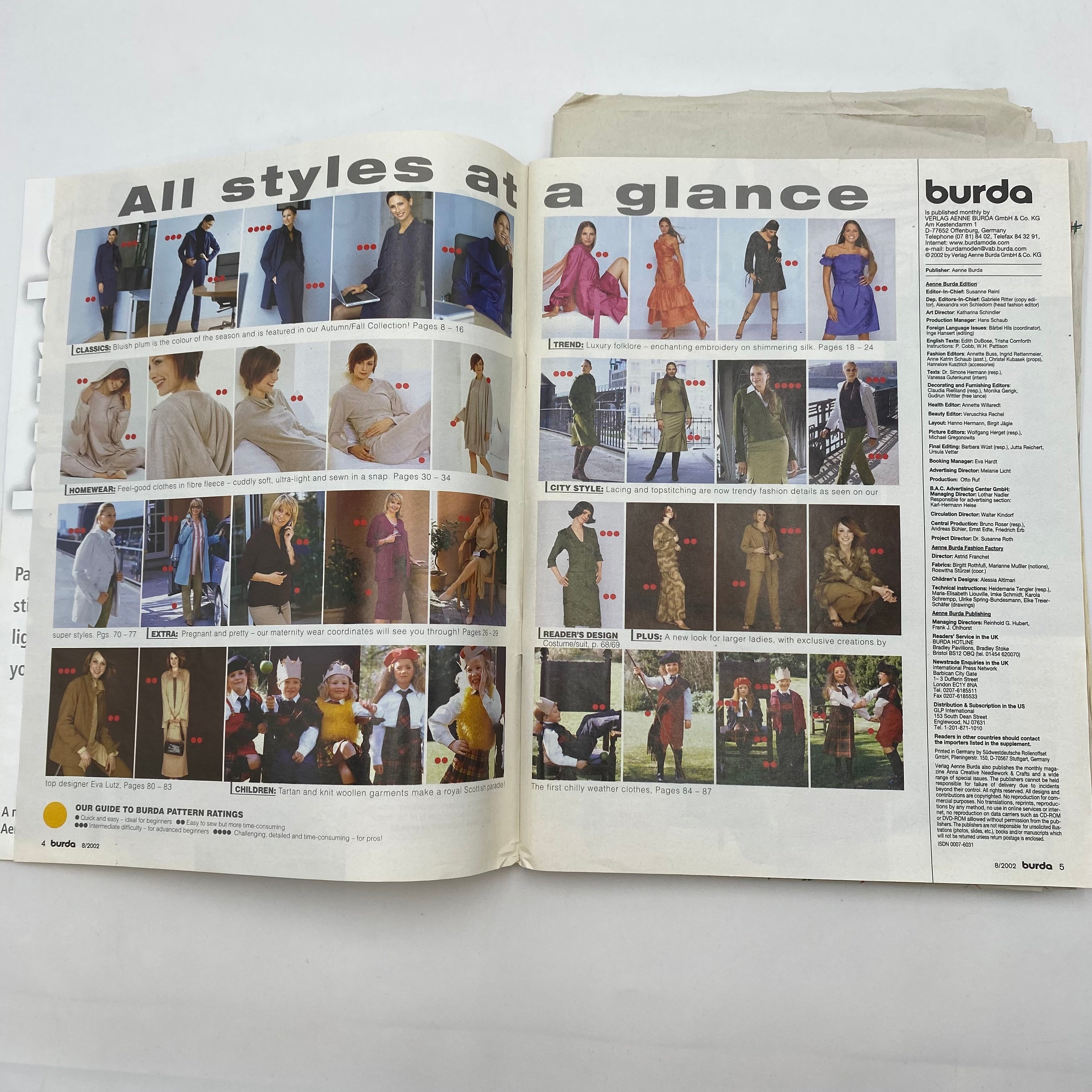 Burda Magazine - August 2002 (NBK0223)