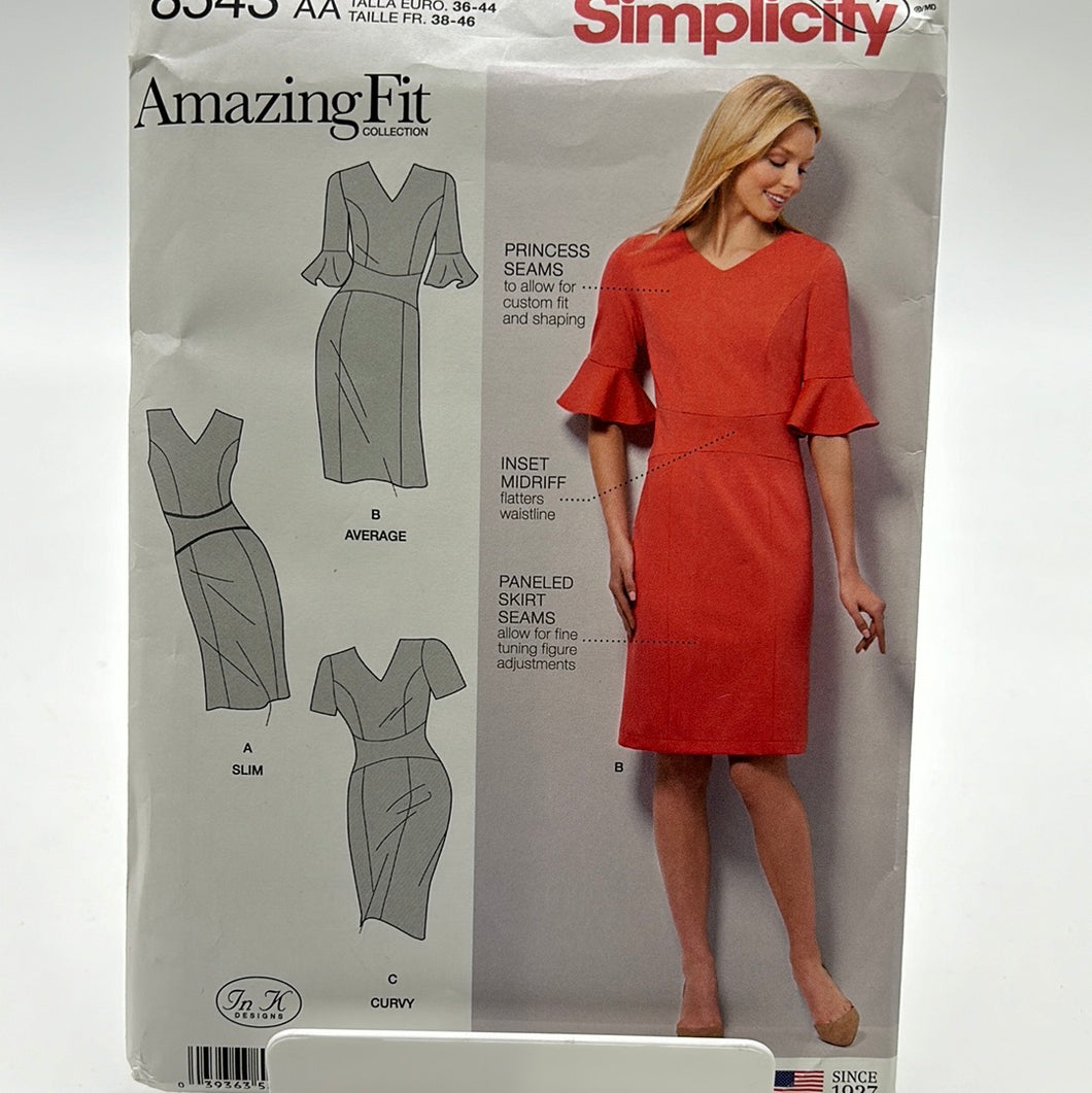 SIMPLICITY Pattern, Misses' Dress (PSI8543)