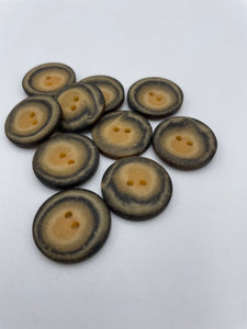 Plastic Buttons, Brown (NBU0472)