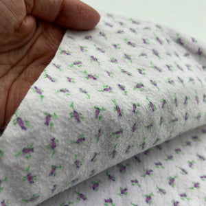 Cotton Flannelette, Lilac Floral (WFL0291)