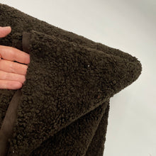 Load image into Gallery viewer, Fuzzy Faux Fur &amp; Faux Suede Backing, Dark Brown (SFF0063:64)
