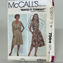 Load image into Gallery viewer, Vintage MCCALL&#39;S Pattern, Misses&#39; Jacket &amp; Dress (PMC7564)
