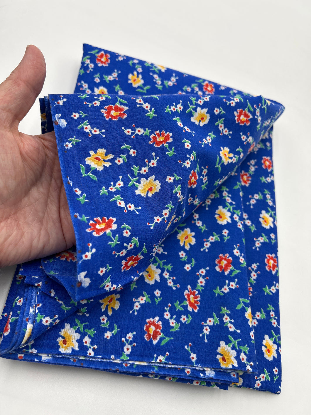 Dress Weight, Flowers on Bright Blue (WDW2303)