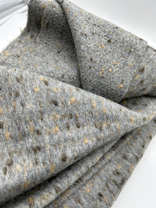 Wool Coat Weight, Grey & Brown (WCW0253)