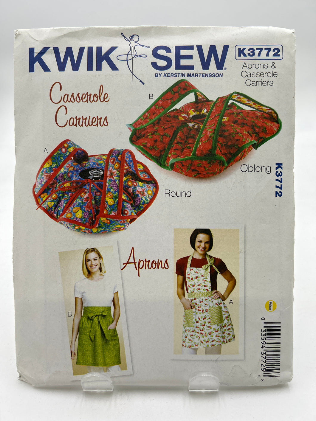KWIK SEW Pattern, Aprons & Casserole Carriers (PKS3772)