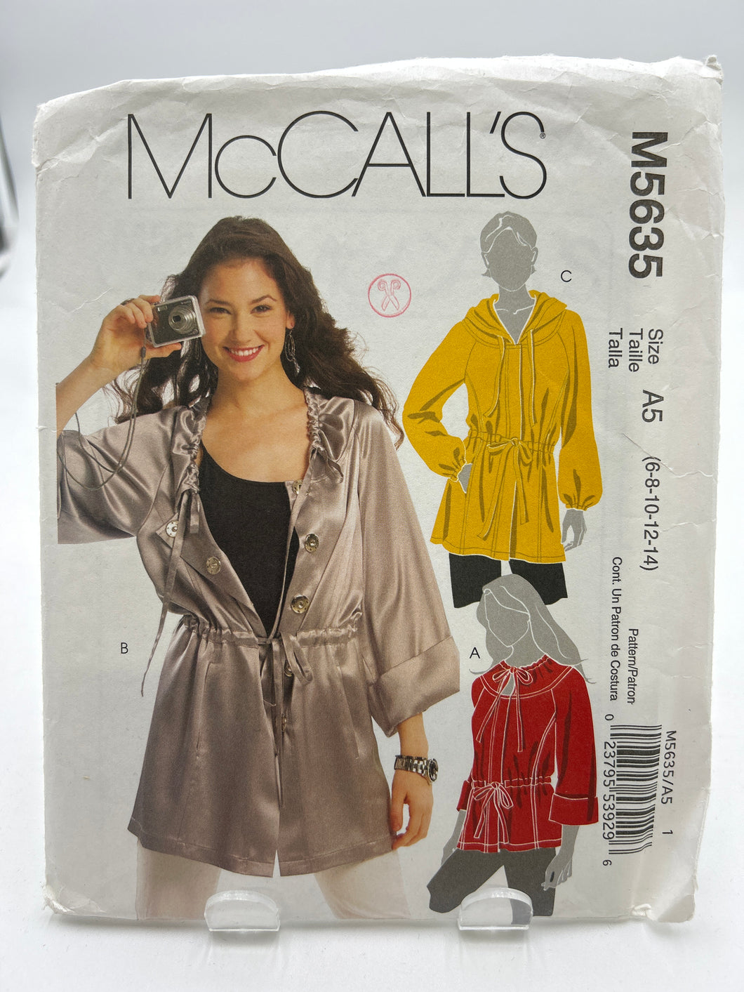 MCCALL'S Pattern, Misses' Anorak Jacket (PMC5635)
