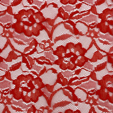 Load image into Gallery viewer, Floral Net Lace - Red (WFY0567)
