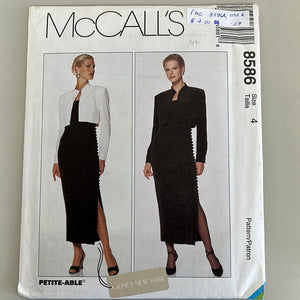 MCCALL'S Pattern, Misses' Lined Jacket and Dress (PMC8586A)