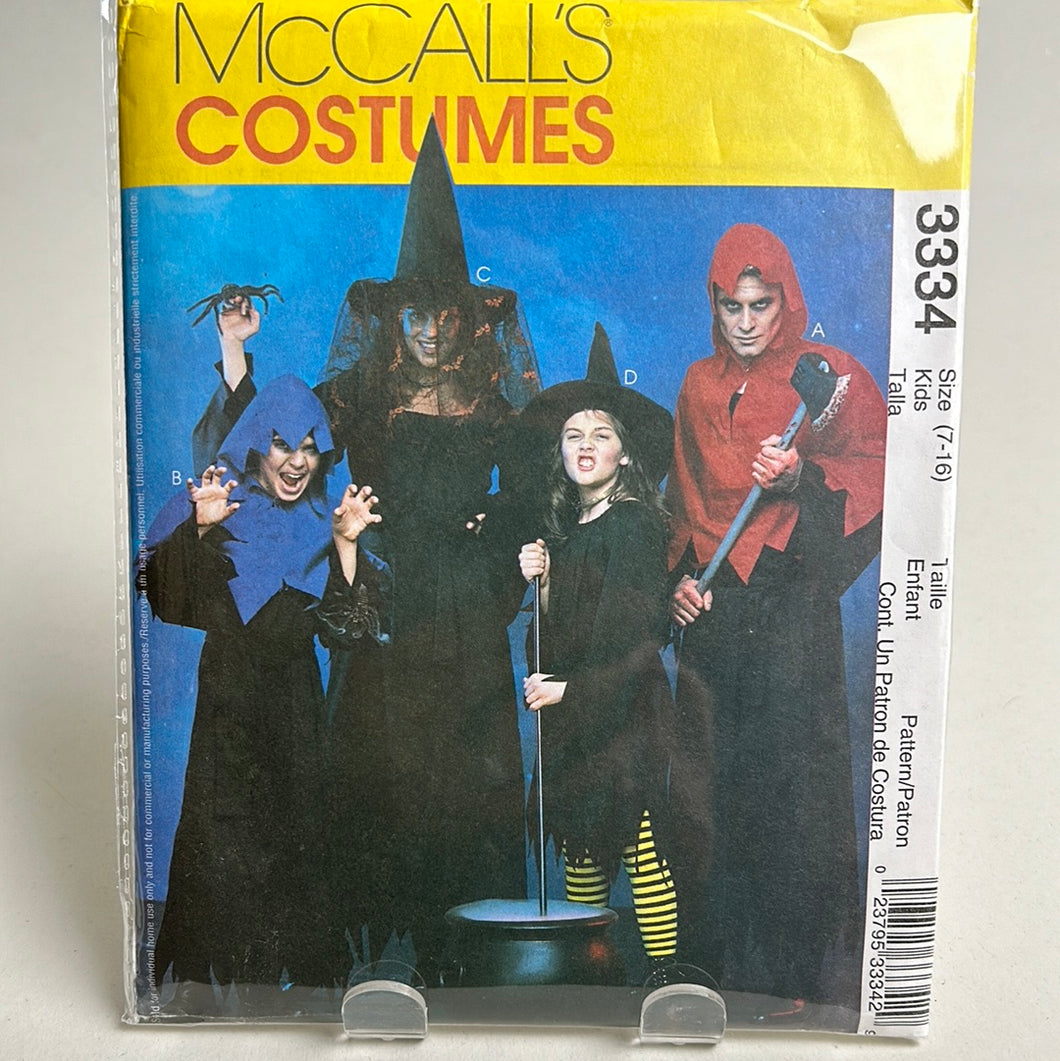 MCCALL'S Pattern, Witch & Ghoul Costumes (PMC3334)