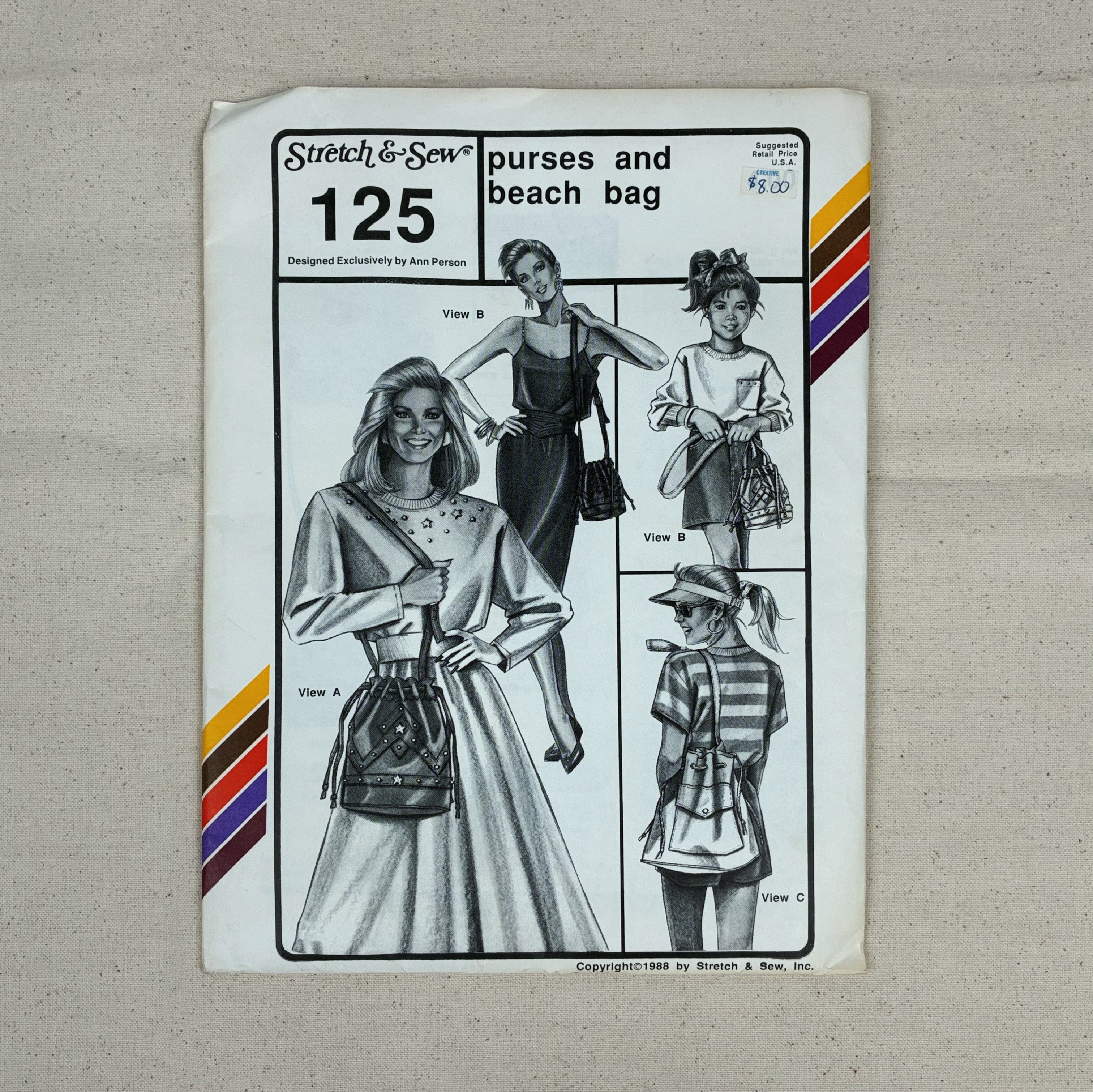 Bag Making Pattern - Stretch & Sew 125 (NPA0458)