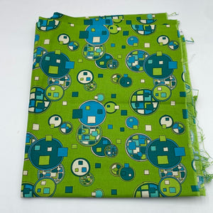 Quilting Cotton, Green & Turquoise (WQC1525)